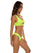 Luli Fama Bella Seamless Wavy Ruched Back Bottom